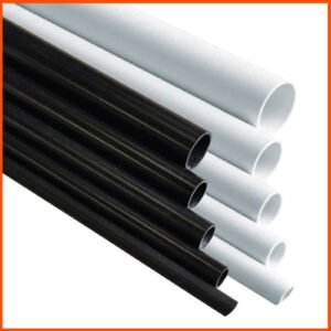 Tufnell Make 25mm HD PVC Conduits 1.6 mm Thickness 2.9 meter Length Black Colour NS